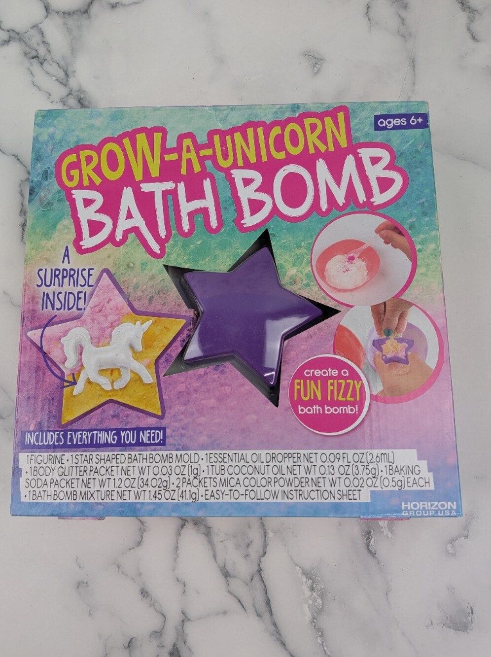 Grow A Unicorn Bath Bomb Craft Kit